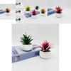 Factory Faux Stone Lotus Succulent Plant Pot With Decor For Home And Wedding Settings