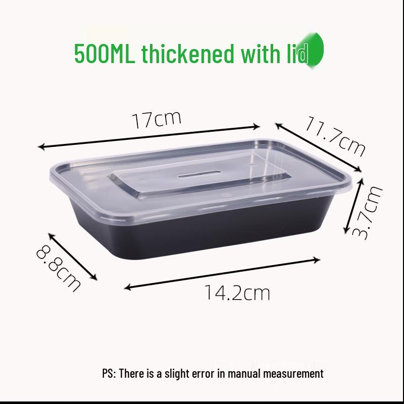 Shixun Plastic Square Food Containers with Lids