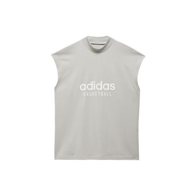 Originals Trefoil Basketball Chapter 1 Series Tank Top With Letter Logo Unisex Tops Metal-Grey IA3445