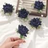 2PCS/Set Corsage Bridesmaid Accessories Party Jewelry Bridal Artificial Rose Gorgeous Wrist Corsage Elegant Multi-Color
