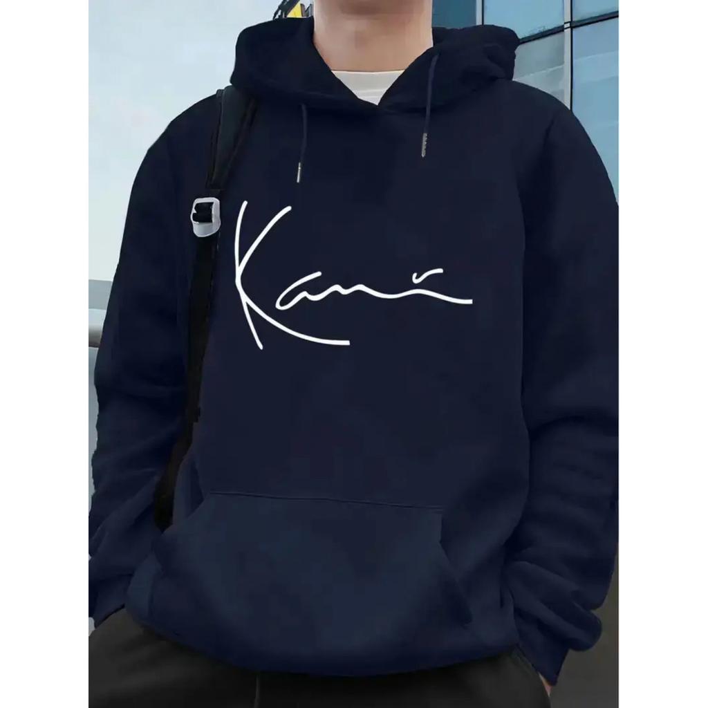 Herbst/Winter Herren Casual Kapuzenpullover Kang Print European Tour Sweatshirts Hip Hop Oversize Streetwear Unisex Kleidung
