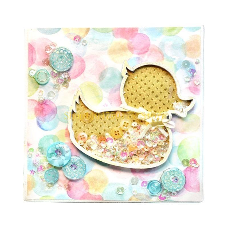 Duck Shaker Metal Cutting Dies Stencil DIY Scrapbooking Embossing Template Top Sale