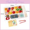 Education Early Puzzle Wooden Play Food Toys Children Fruit Skewer Gift Fun
