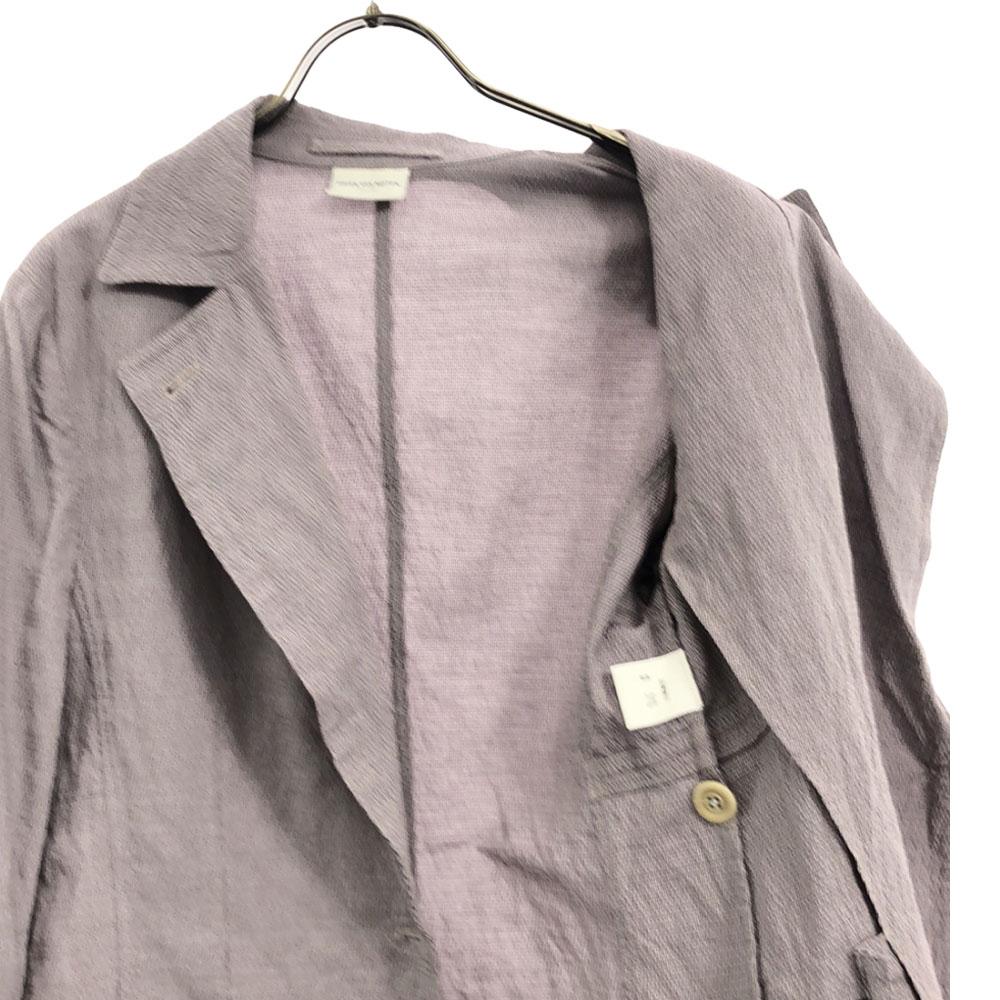 DRIES VAN NOTEN Linen Blend tailored jacket 38 purple Women Used
