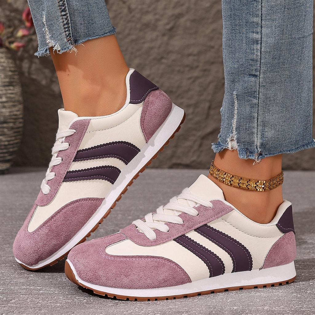 Lightweight Breathable Women's Athletic Sneakers Casual Running Shoes Slip Resistant Flexible Sole Comfortable Fit