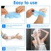Wasserdichter Gipsverband-Schutz für kurze Handflächen/lange Arme, Duscharmschutz mit elastischer Öffnung, weicher und bequemer Wundbadesack für Erwachsene