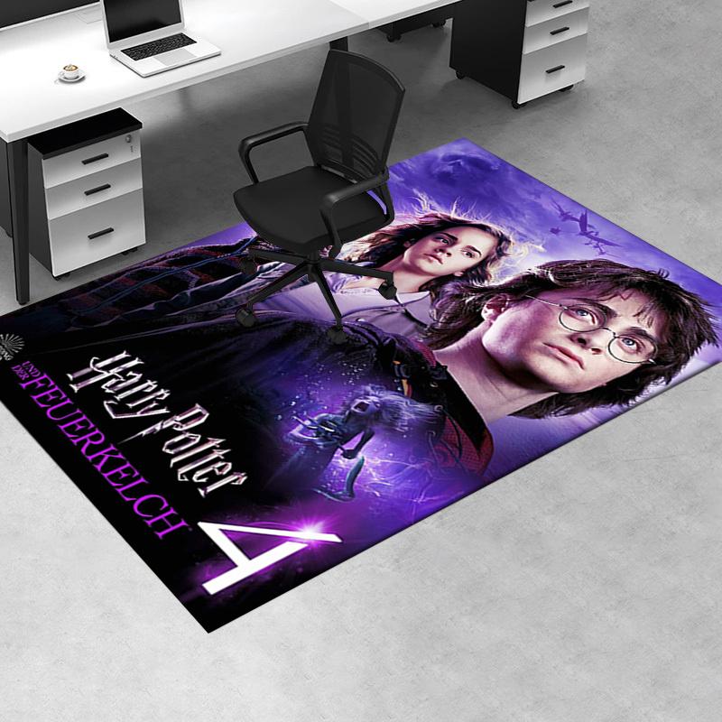 

Harry Potter and the Goblet of Fire Poster Print Office Mat Home Decor Office Desk Chair Rugs Chair Carpet for office Chair Mat Gift For Hal 60cm by 90cm