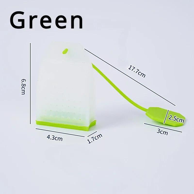 Lebensmittelechte Silikon-Teebeutel Bunter Stil Siebe Kräuterloser Tee Aufgussfilter Duftendes Teegeschirr Aufgussfilter Küchenwerkzeuge