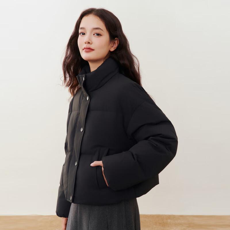 Ledian Women's Stand-Up Collar Loose Fit Down Vest