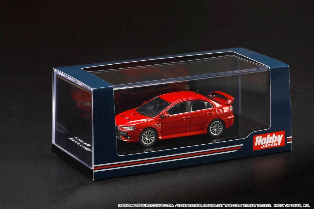 HJ64 Mitsubishi Lancer Evolution 10 Red Metallic 1/64 (Finished Model)