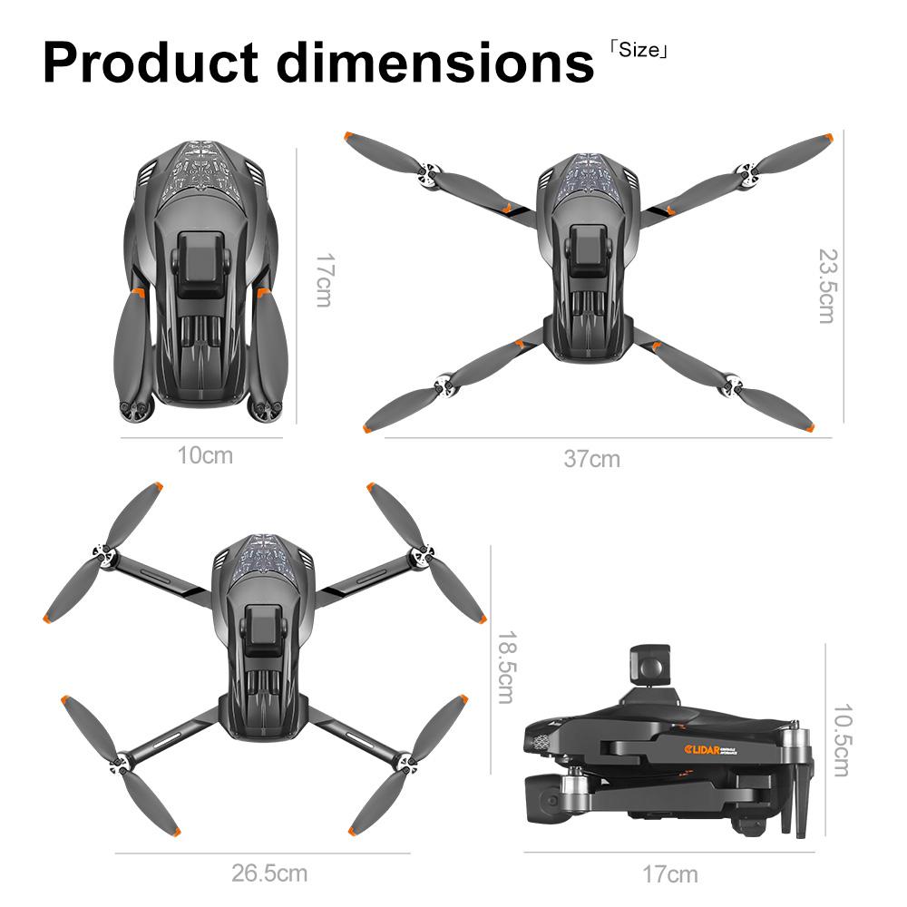 V668 GPS Drone 8K Professional 3-Axis PTZ HD Three Camera 5G WIFI FPV Dron 360° Intelligent Obstacle Avoidance Brushless Motor RC Quadcopter Toys