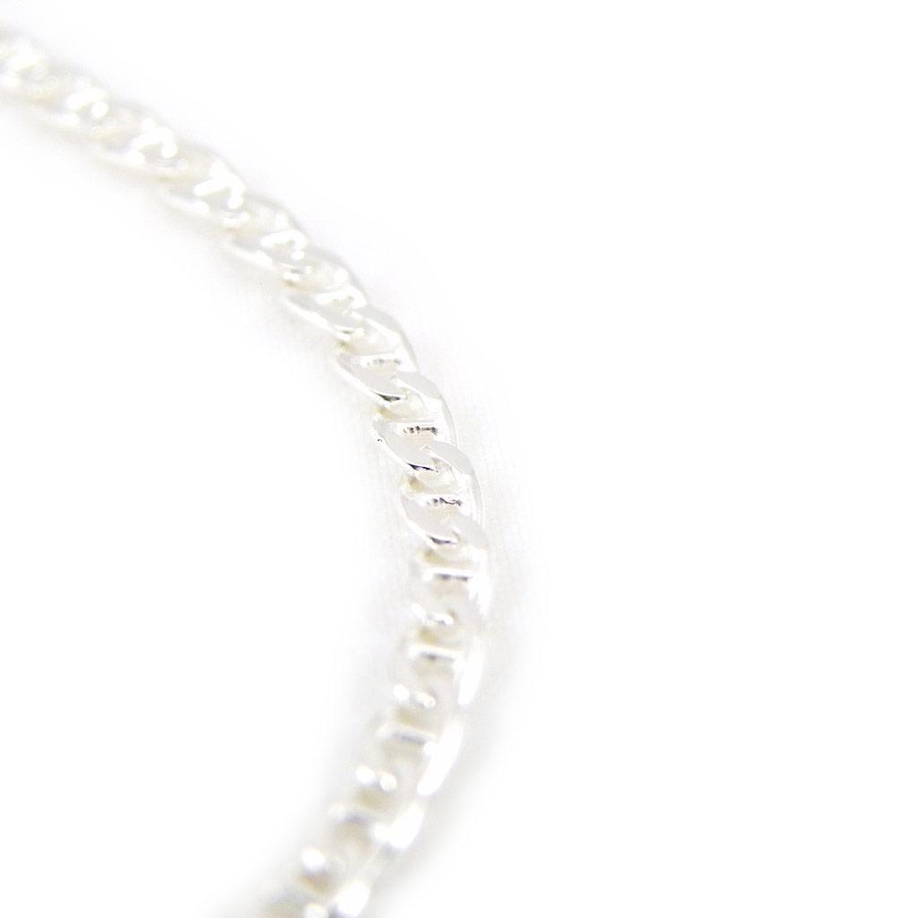 Les Trésors De Lily [G1736] - Silver 'Bambino' Bracelet - 15 Cm - 20x7 Mm