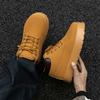 2026 Winter New Versatile Short Boots Outdoor Thick Bottom Thickened Big Head Small Cap Workwear British Style