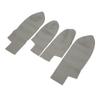 4Pcs/Set Car Front Rr Door Panel Armrest Cover Microfiber Lther Replacement for CRV 20072011