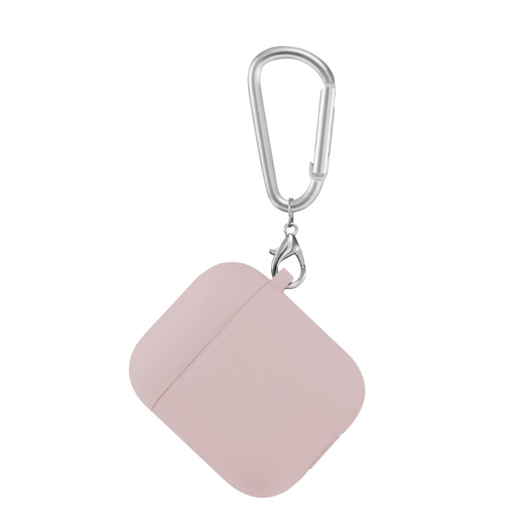 Wireless Bluetooth Earphones Case Silicone Protective Cover For Apple Air Pods 2 1 Soft Cover Headphone Accessories With Keychin