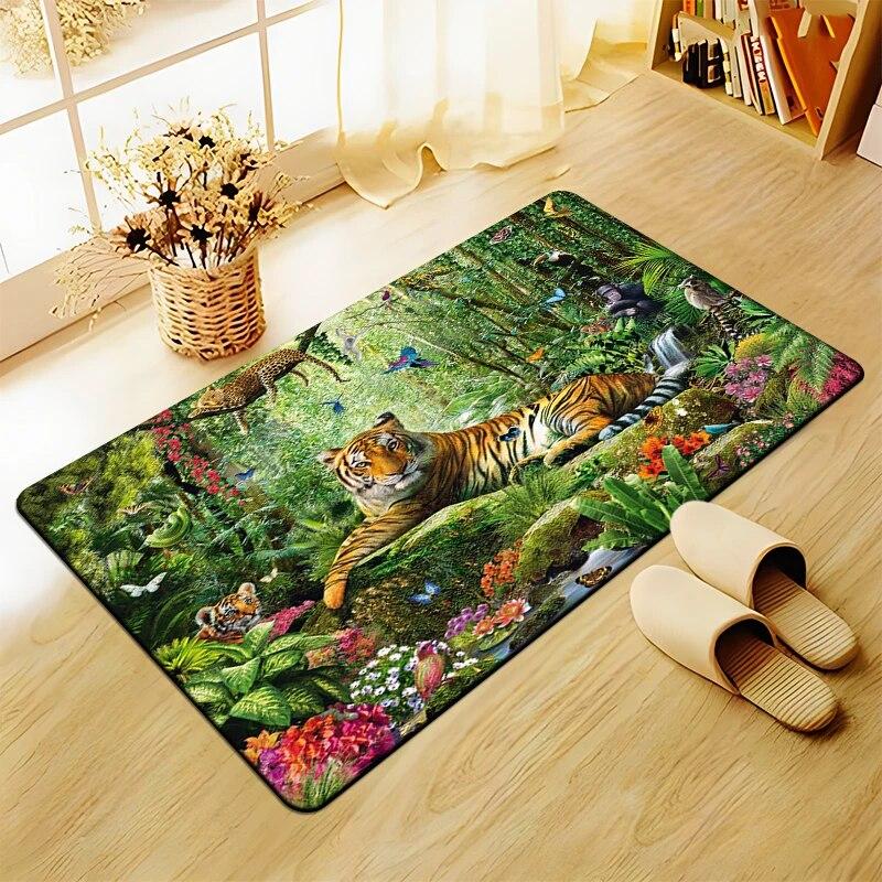 3D Art printing Tiger Printed Carpet for Living Room Large Area Rug Soft Carpet Home Decoration Mats Boho Rugs Dropshipping
