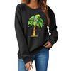 Women  Tops Women's Long Sleeve Sweatshirt Casual Crewneck Loose Fit Pollover Fleece Tops