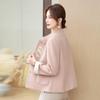 Elegant New Chinese Style Wool Blend Coat for Women