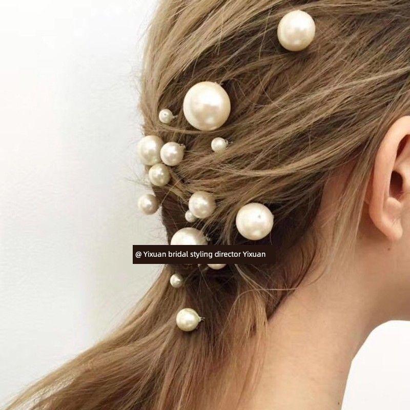 Handmade Hairpin European and American-Style Vintage U-Shaped Bridal Headwear