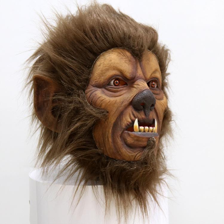 WILDBEAST Furry Costume Fursuit Plush Headgear Bar Party Prop Simulated Animal Lion Cat Mask