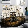 1 manta de franela con estampado de Ghost of Yotei, de alta calidad, cómoda para todas las estaciones, decoración del hogar, calidez y confort, perfecta para regalar.