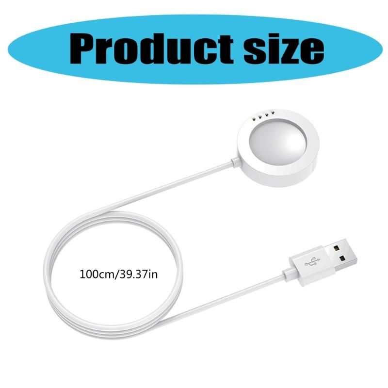 Smartwatch Charger Cord with Magnetic Attachment for Watch Sport USB Charging Cable Wire Power Adapter Secure Connection