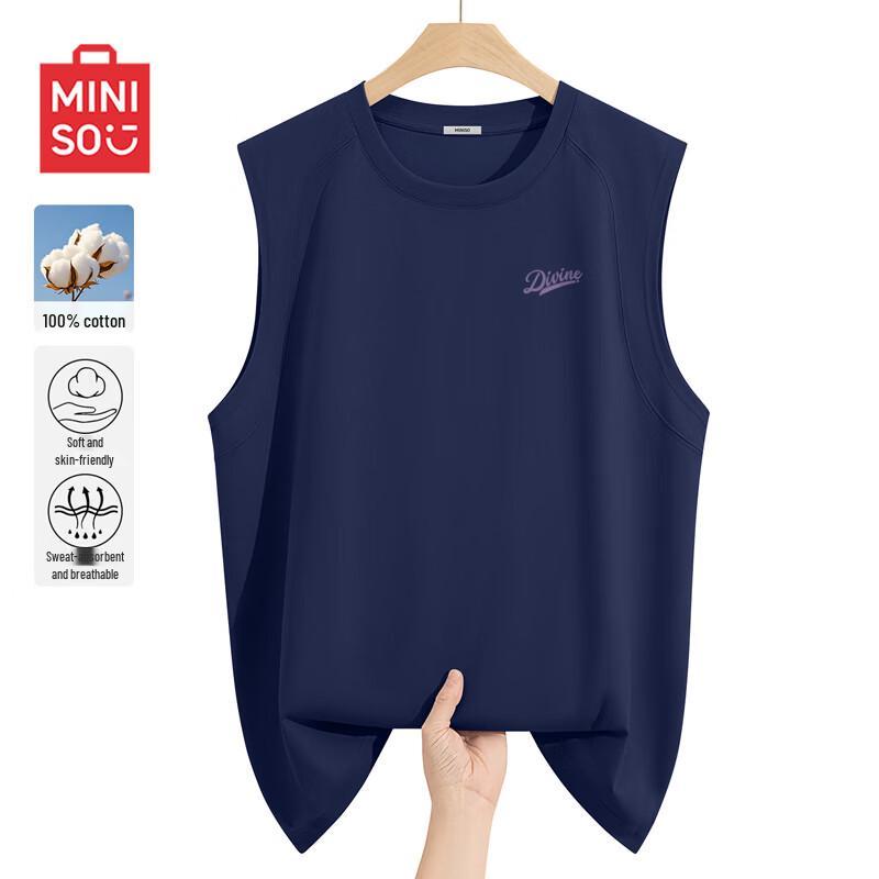 MINISO Men s Deconstructed Cotton Vest M