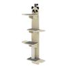 M-Modern-4-Levels Door Hanging Cat Climber Door For Indoor Cats Grab The Board Vertical Cat Rack Tower Plank Panda Head -1.7 Met