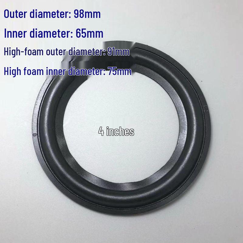 Rubber Edge Speaker Repair Rings - 1.5 To 12 Inch Range