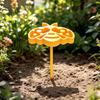 Bee Drinking Fountain Stable Support Stick Smooth Surface Corrosion Resistant Feeder for Garden Bees And