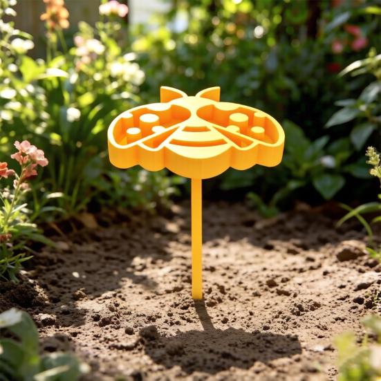 Bee Drinking Fountain Stable Support Stick Smooth Surface Corrosion Resistant Feeder for Garden Bees And