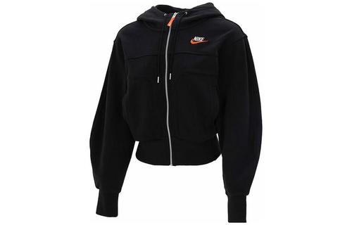 Nike Sportswear City Utility Women s Knit Hoodie Jacket Tops Black FB7212-010 S чёрный