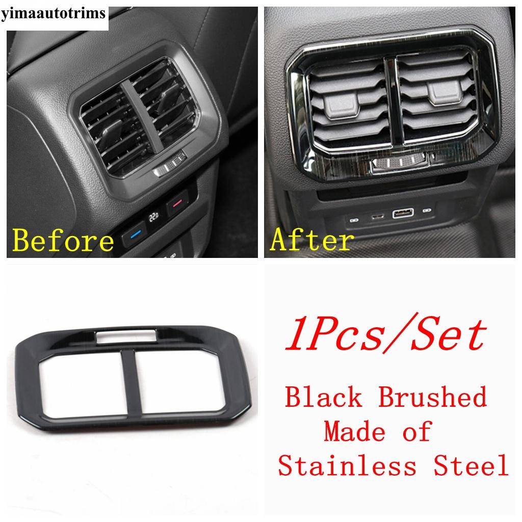 Car Rear Armrest Box Air Conditioning Outlet Vent Frame Cover Trim For Volkswagen VW Tiguan MK2 2016 -  Interior Accessories