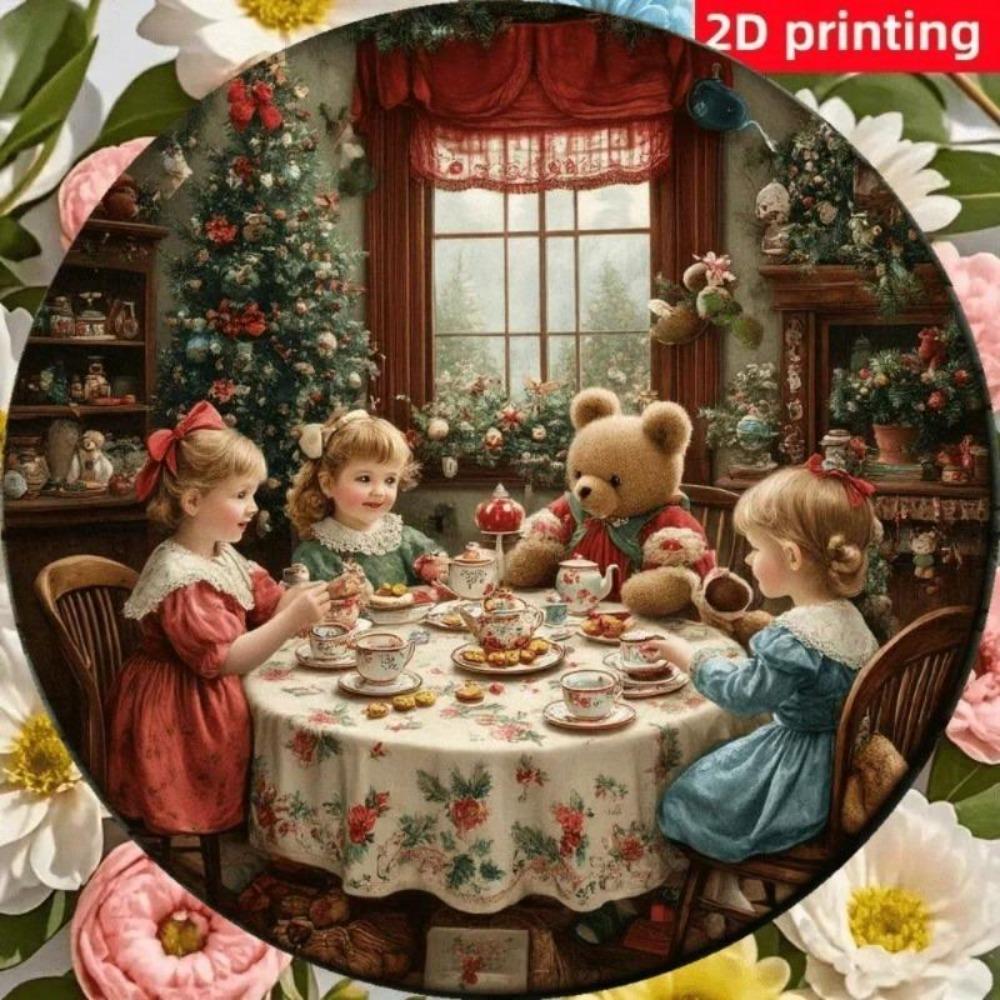 Tea Party Metal Wall Art Birthday Anniversary Wedding Home Office Decor