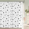 Bathroom Shower Curtain Nordic Cartoon Ocean Anchor Style Printed Polyester Fabric Shower Curtain With Hooks Decoration Curtain