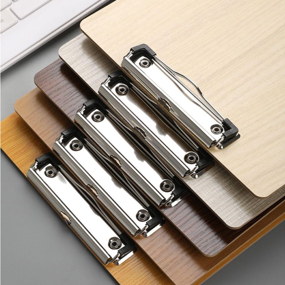 Wooden Writing Clipboard Reinforced File Clip Board Portable A4 Memo Folder  School Supplies