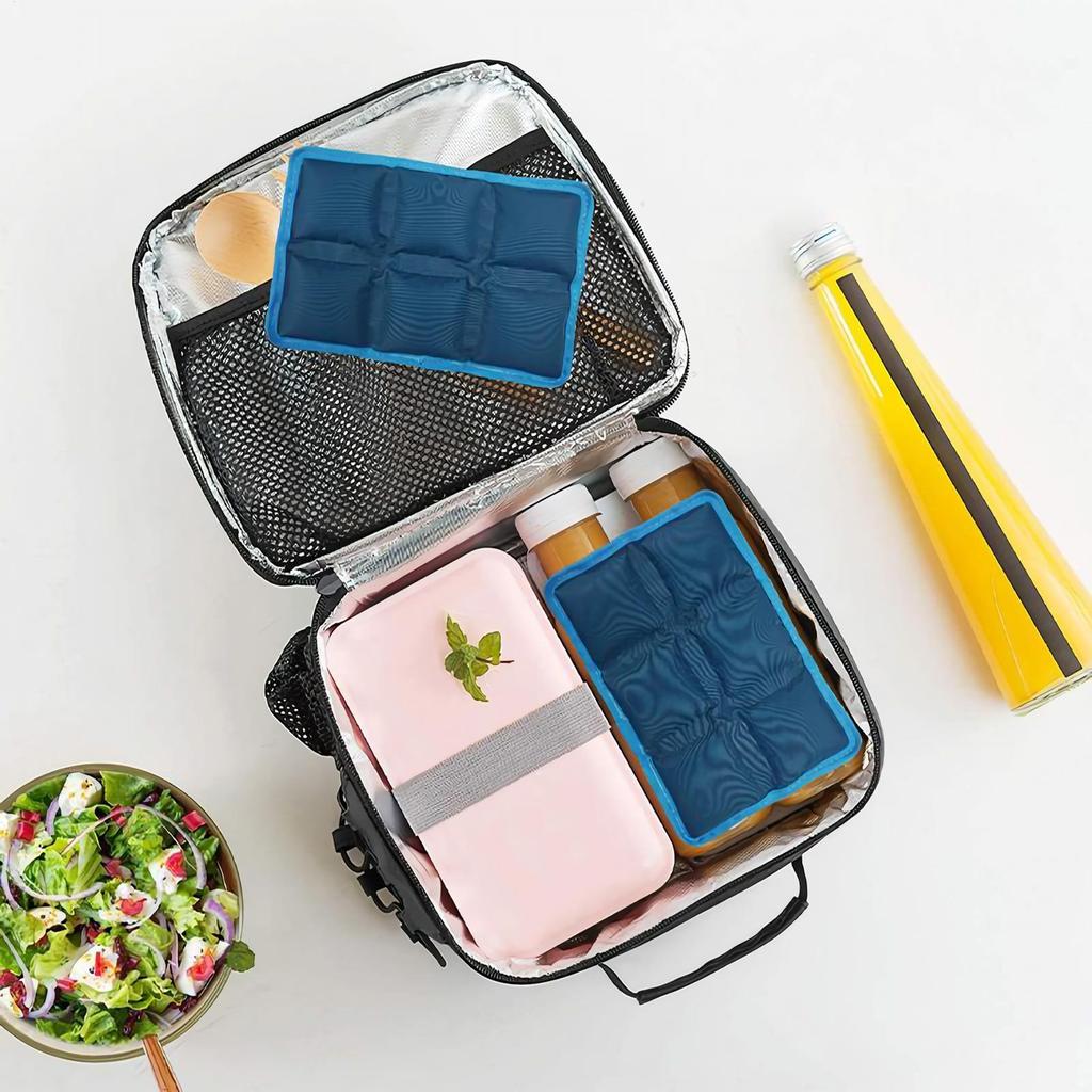 Wiederverwendbarer Kühlakku für Lunchboxen Kalte Gelbeutel Kompakt Waschbare Eisgelpacks für Camping Wandern Strand Outdoor-Aktivitäten