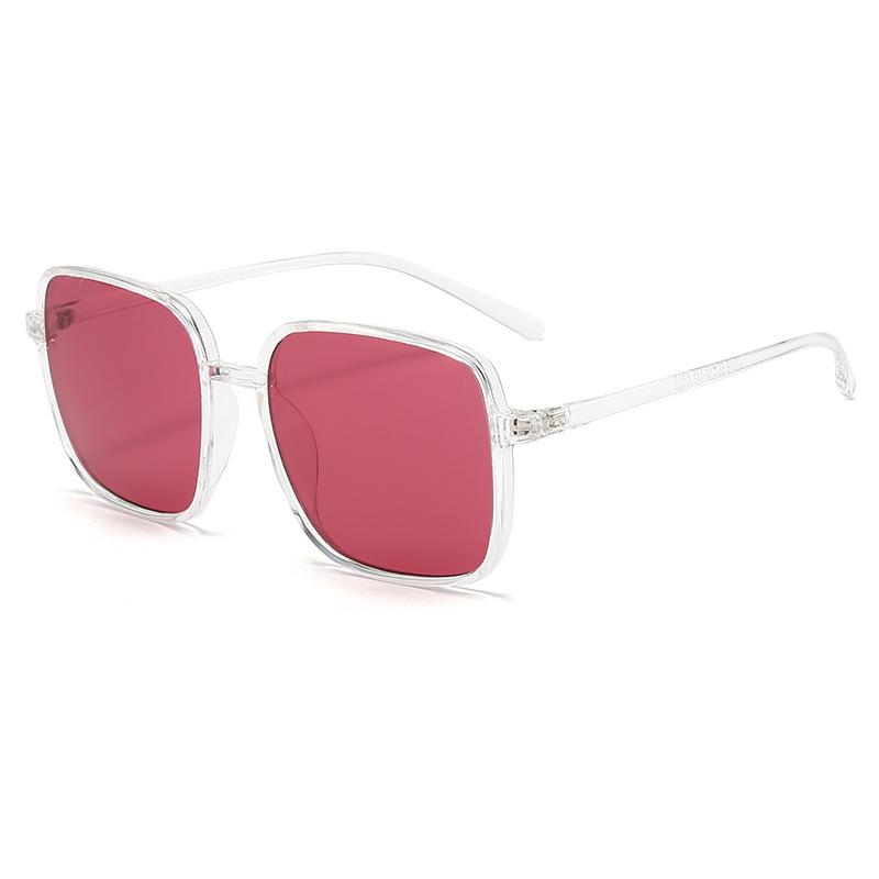 Trendy Unisex Square Frame Sunglasses: Stylish & Versatile Sun Protection
