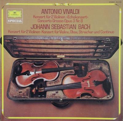 LP Record ANTONIO VIVALDI  JOHANN SEBASTIAN   Concerto for 2 Violins Echo Concer 2544033 Deutsche Grammo Benelux Classical Used