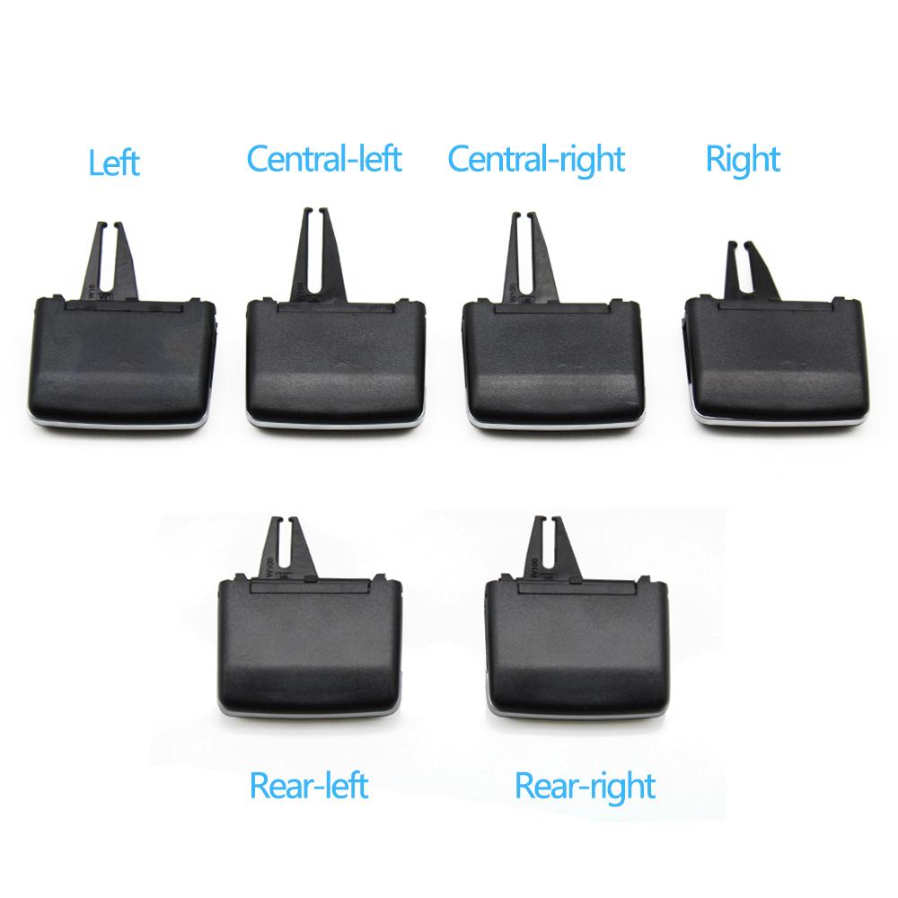 2PCS Car Front Rear Air Conditioning AC Vent Outlet Tabs Clip Sliders Repair Kit For Mercedes Benz W166 W292  ML350 GL450 ML