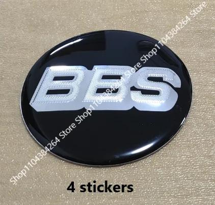 4 pièces Autocollants pour Surface Courbe 56/60/65/70/75/80mm Autocollants de Cache-Moyeux de Roues de Voiture pour Accessoires d'Autocollants de Cache-Moyeux Central BBS