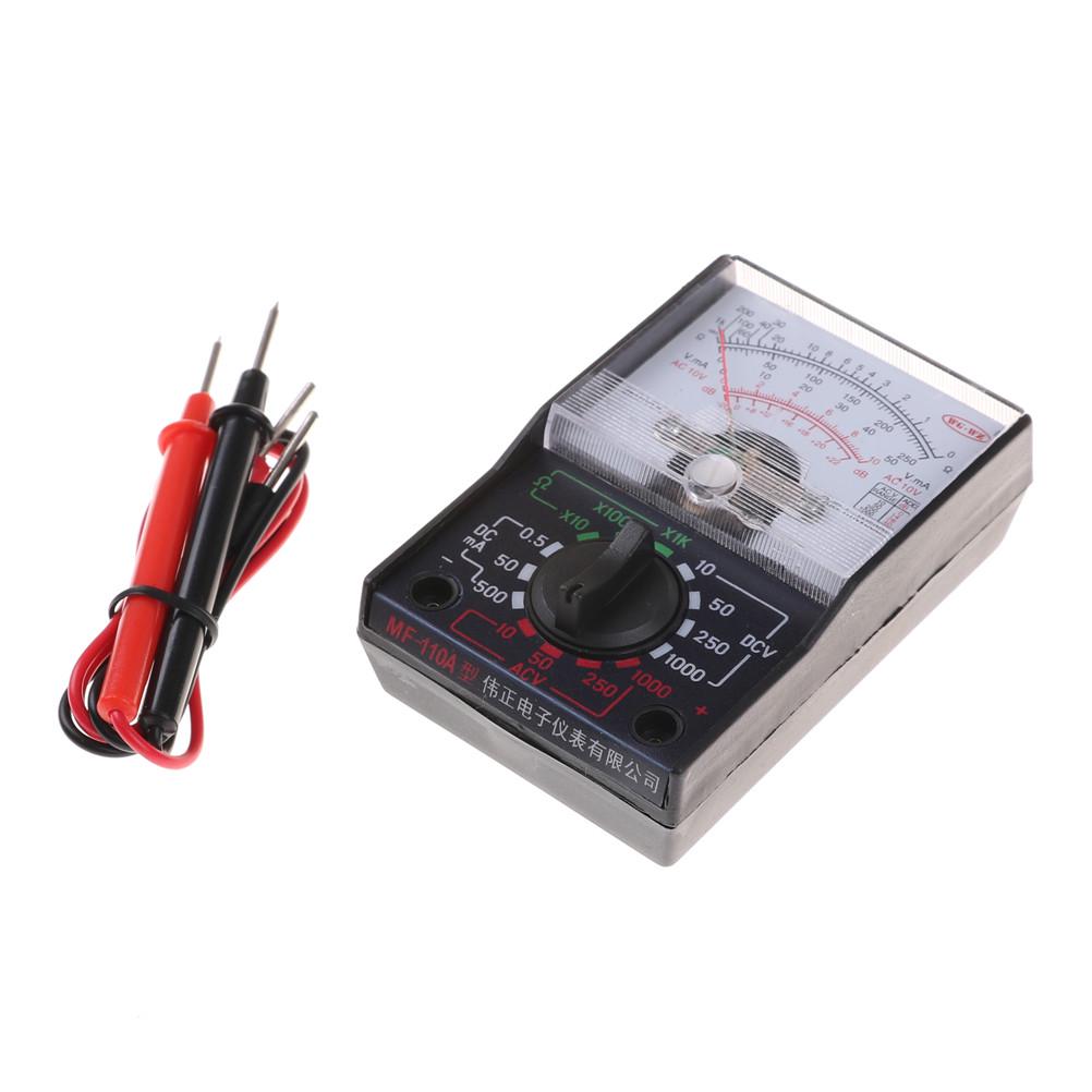 1PC Latest 1K Resistance Meter Analog Multimeter Tool  Versatile Dc/Ac 1000V Voltmeter 250Ma Ammeter