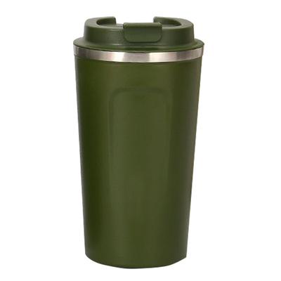Kaffee-Reisebecher Lebensmittelqualität 304 Edelstahl doppelwandig isolierte Tasse für heiße und kalte Getränke 510ml Grün