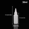 5/10/20/30/50/60/100Ml White Squeeze Dropper Empty Bottle With Screw Cap Eyes Liquid Ink Oil Dropper Paint Pigment Bottles