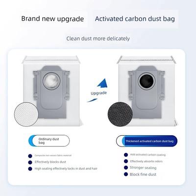 Compatible with Roborock Vacuum Cleaner Accessories P10 Pro/P10S Consumables Dust Bag Side Brush Cleaning Cloth Filter Cleaning Fluid