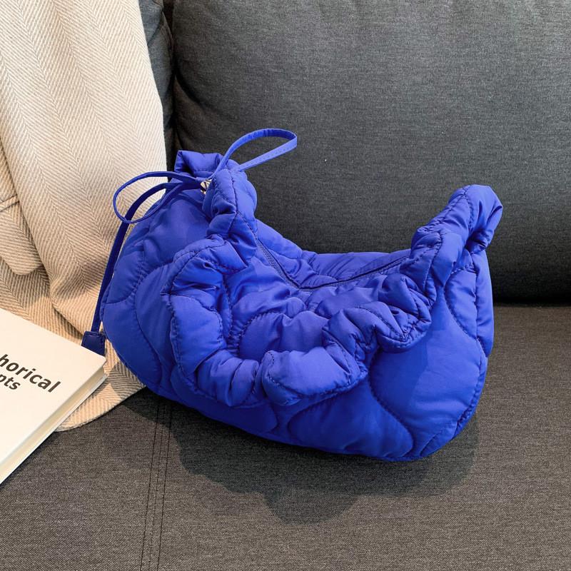 IELGY stylish and simple space cotton material diamond shoulder bag