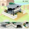 1606A Happy Chicken House Farmers Farm Scene Assembling Chicken Accessories Children's Building Blocks Toys