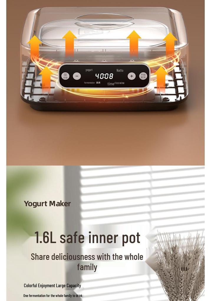 Yaourtière Automatique Intelligente & Fermenteur Multifonctionnel