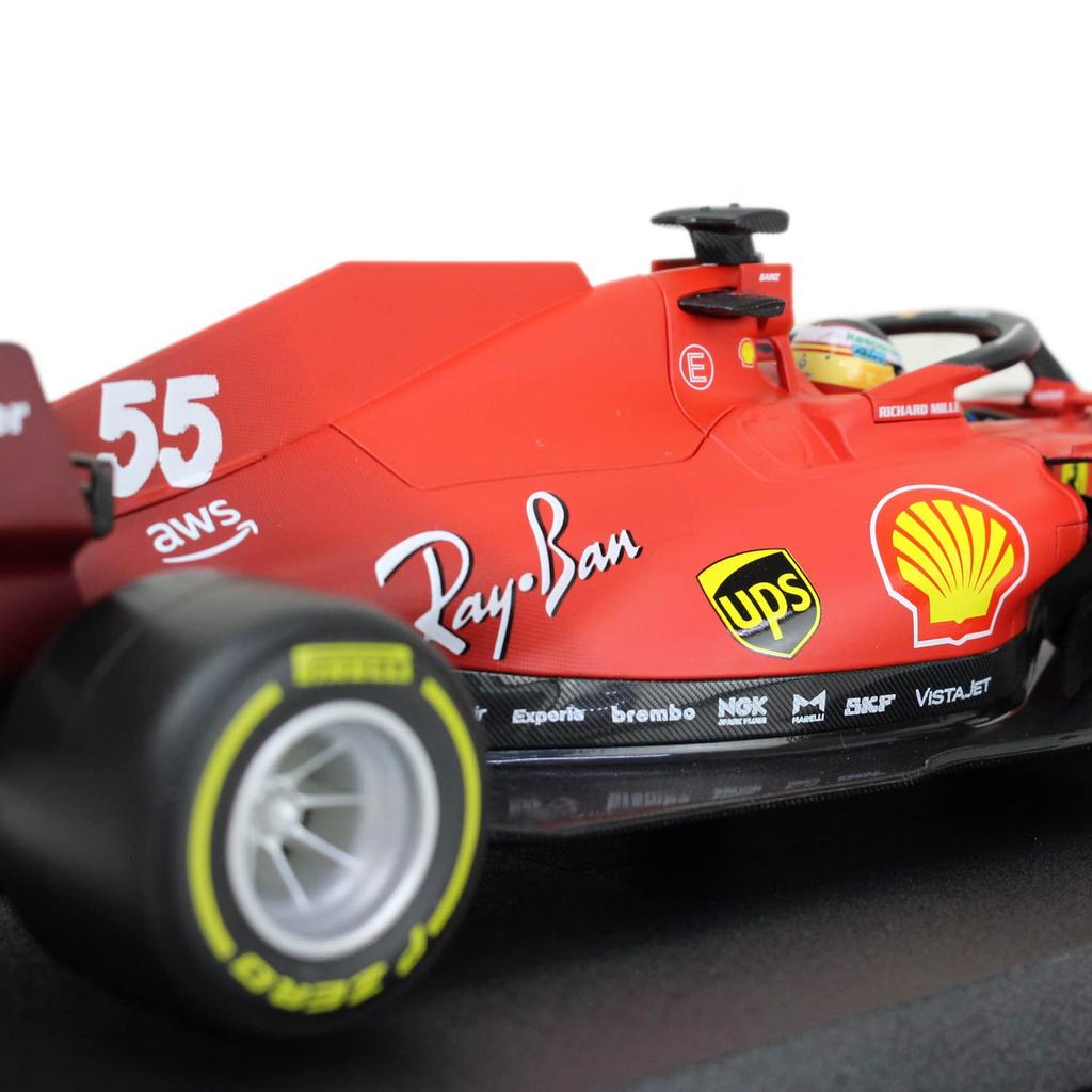 BBURAGO Scale Ferrari SF21 Sainz 2021 1/18 C. BR-18-16809CS