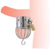 Anneau de poids en acier inoxydable pour scrotum, jouet sexuel de retenue pour évasion du pénis, anneau de pénis, chasteté masculine, esclave BDSM